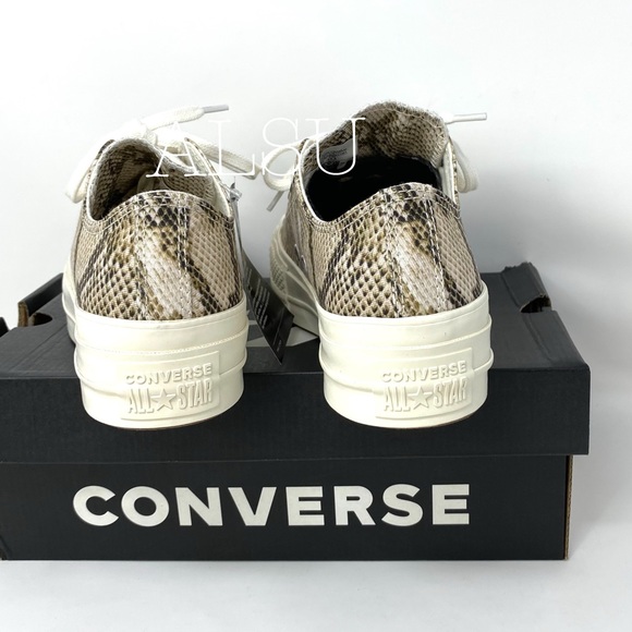 Converse Ctas Lift OX Egret Platform W 564677c - Picture 4 of 11